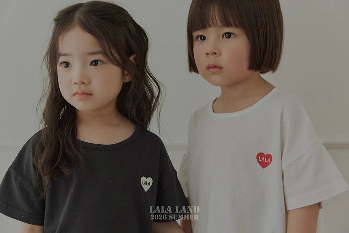 Lalaland lala heart short sleeve tee (75-120cm)