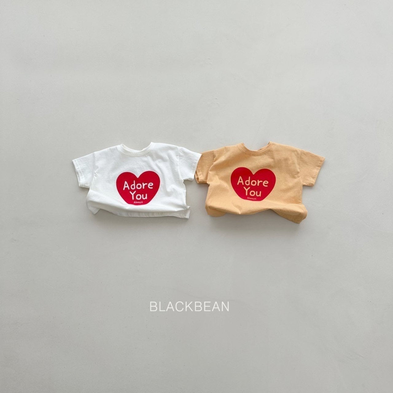 blackbean heart tee(bebe&kids)