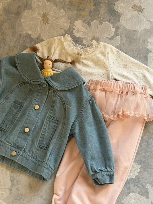 aiai lili sailor denim jacket (95-140cm)