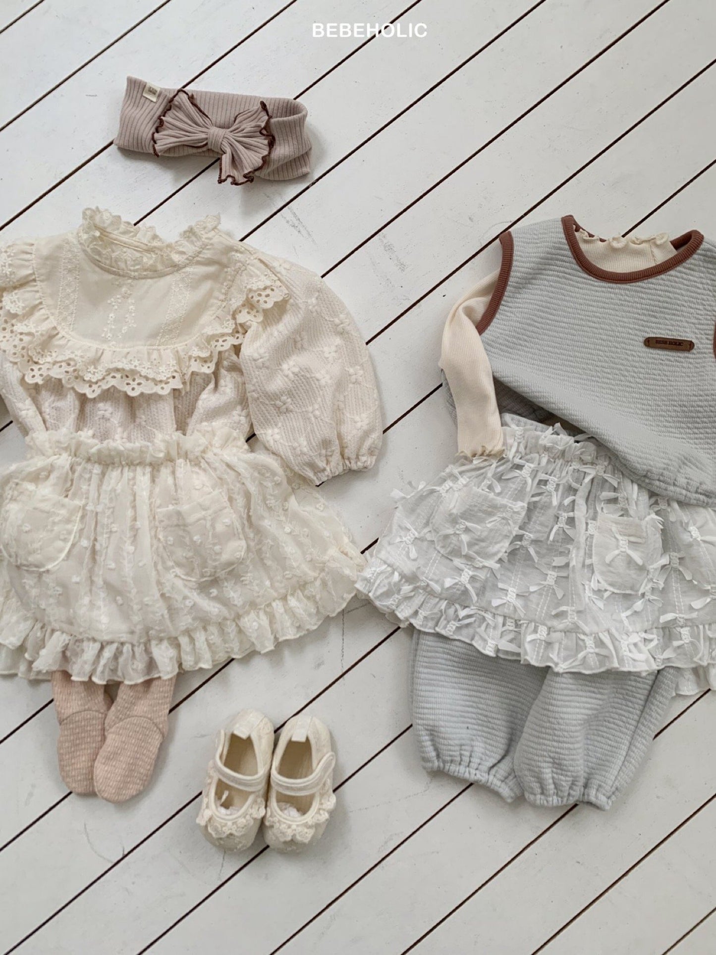 bebeholic french layered skirt