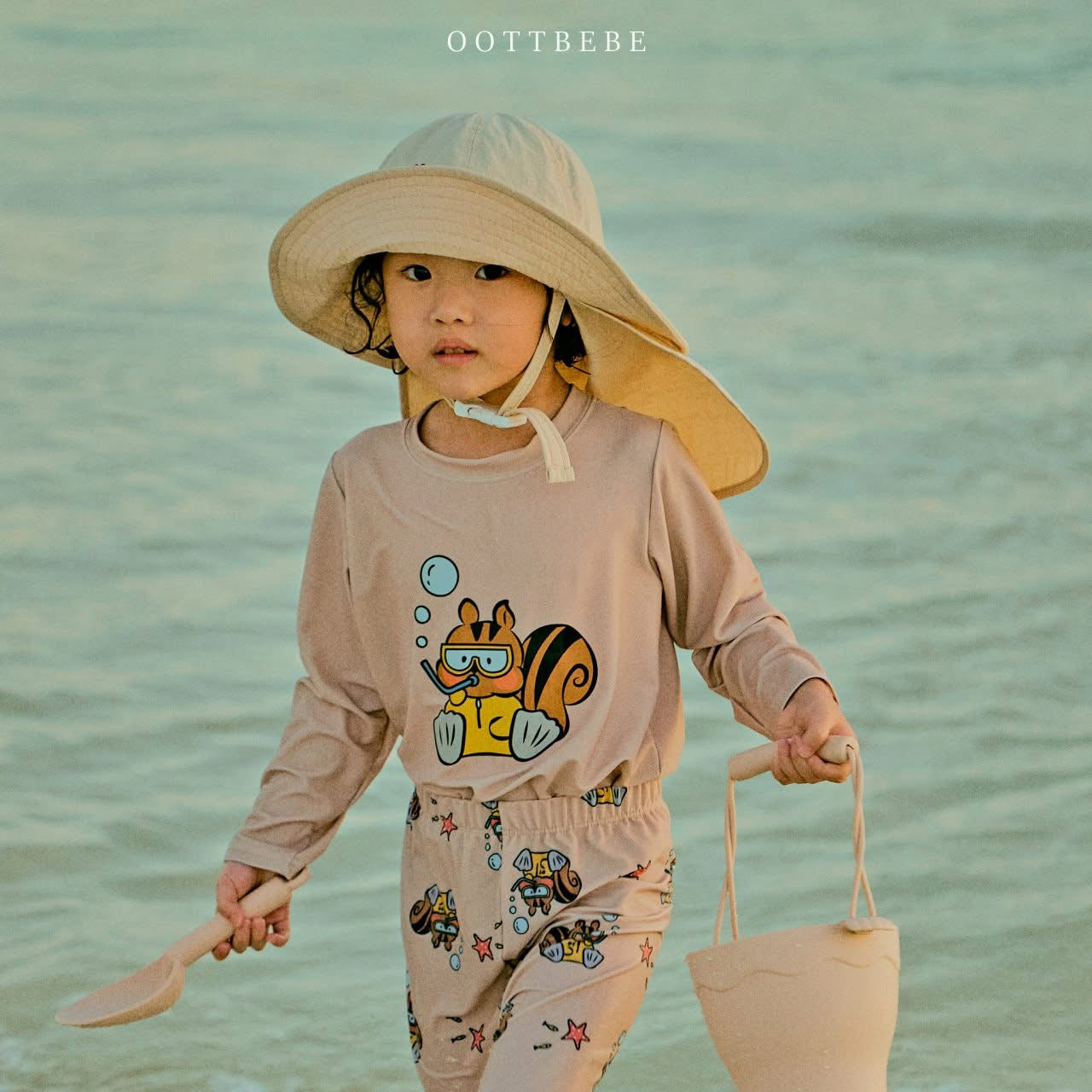 Oottbebe 可愛動物分體泳衣 (1-7y)