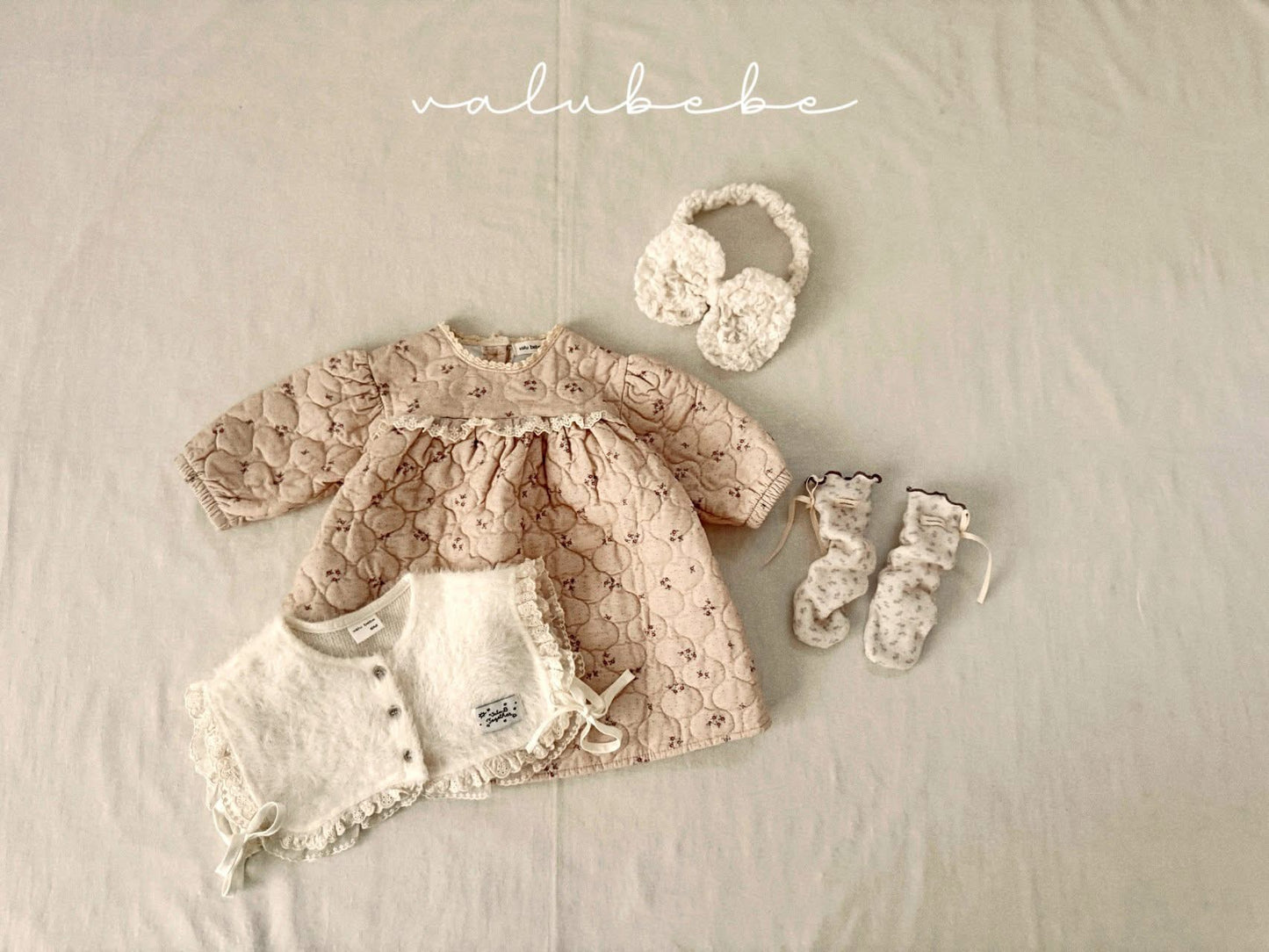 Valubebe 滿版碎花連衣裙 (3-18m)
