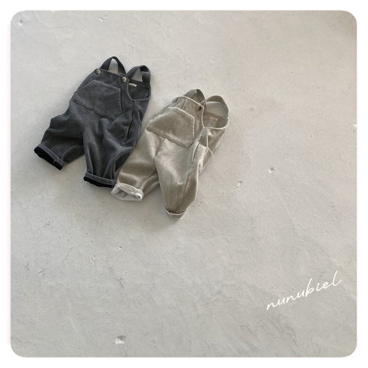 nunubiel corduroy suspender pants (75-120cm)