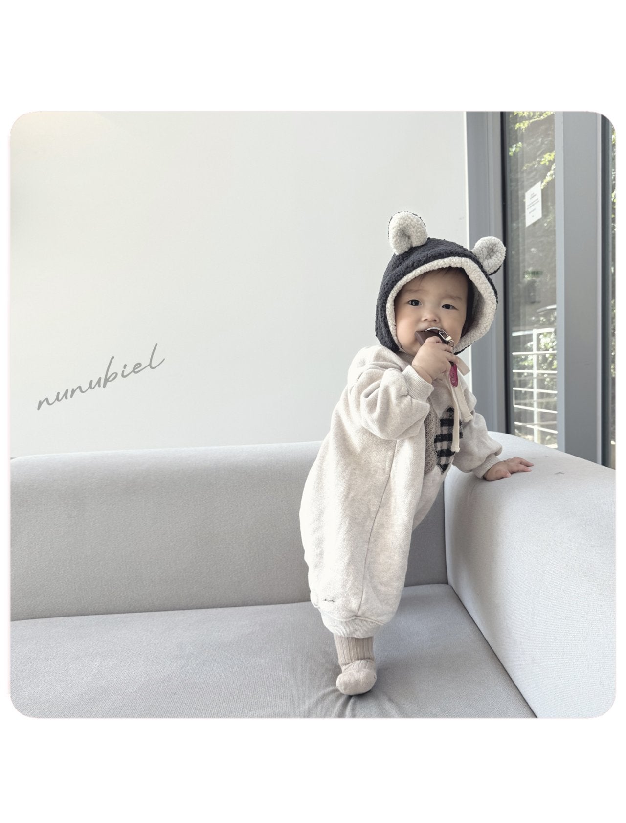 nunubiel patch romper (3-18m)