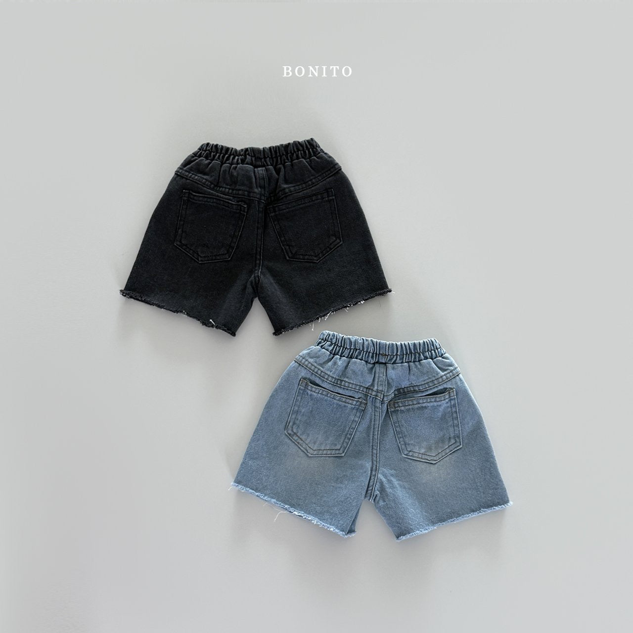 bonito cutting denim shorts (70-140cm)