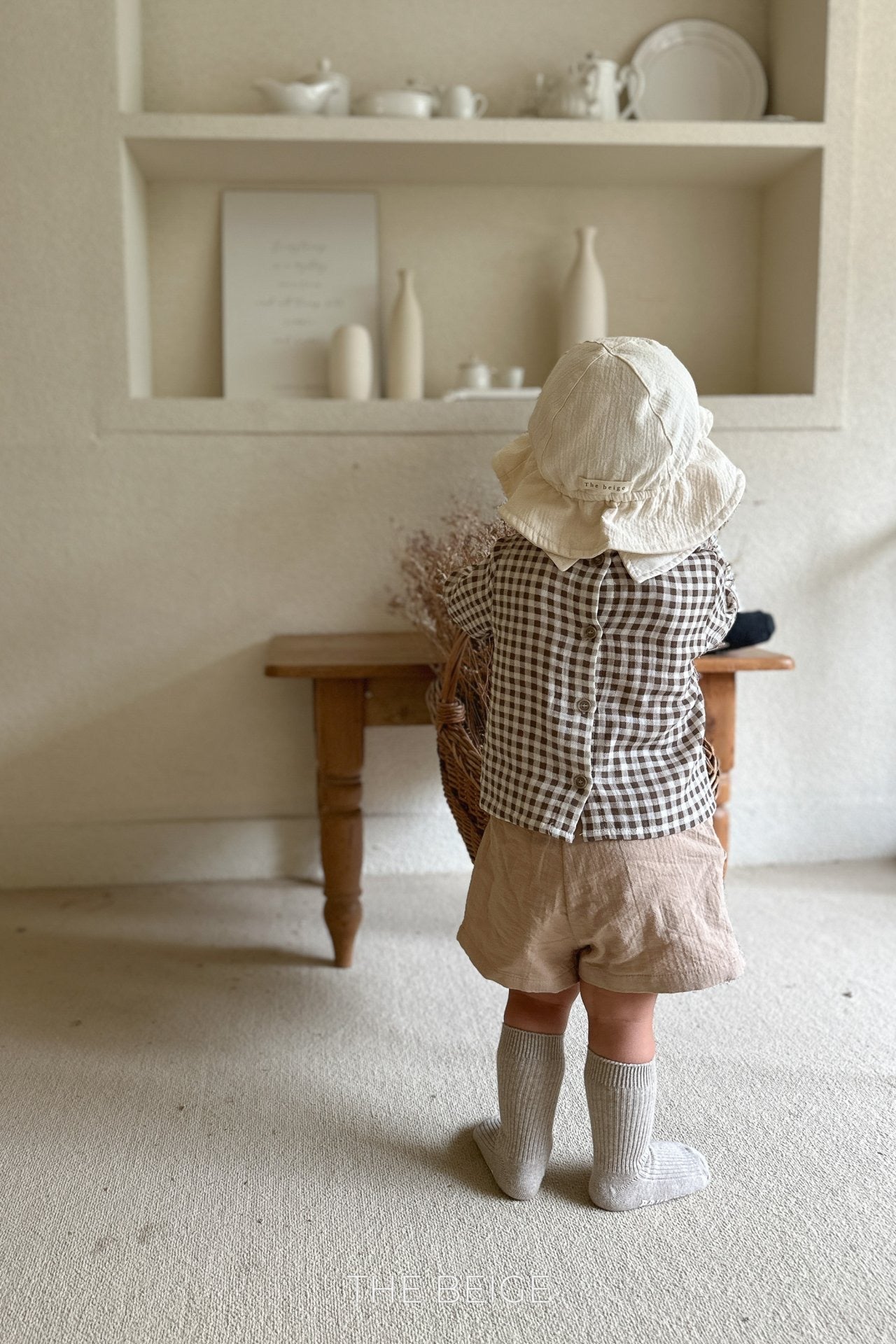 the beige petit collar blouse (80-120cm)