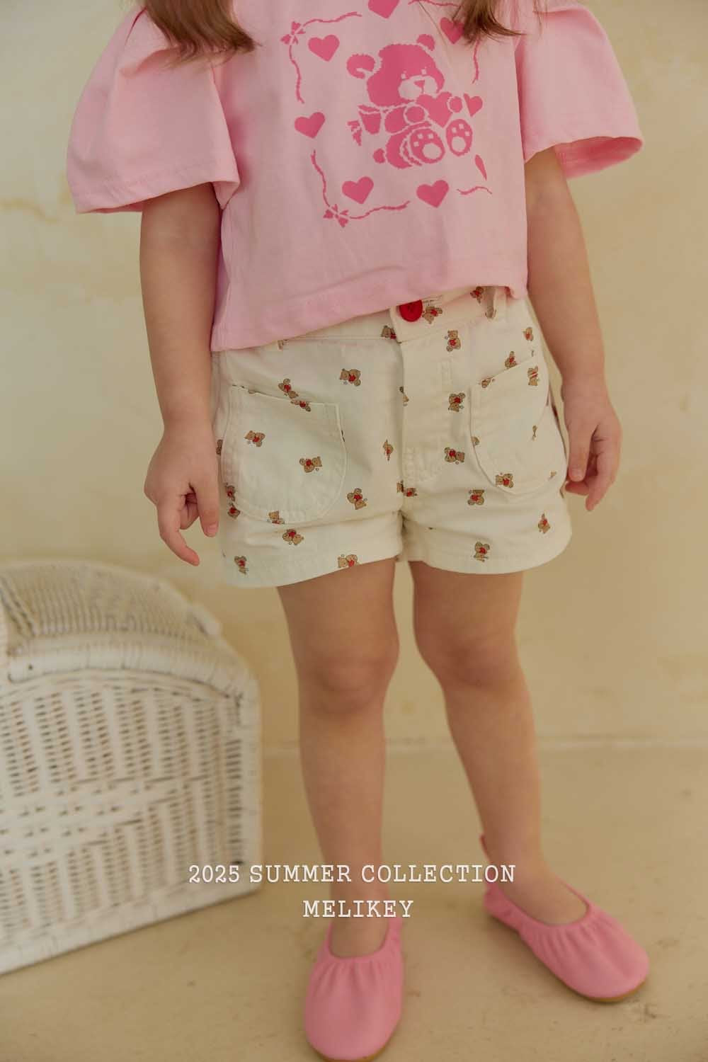 melikey bear point short shorts (80-140cm)