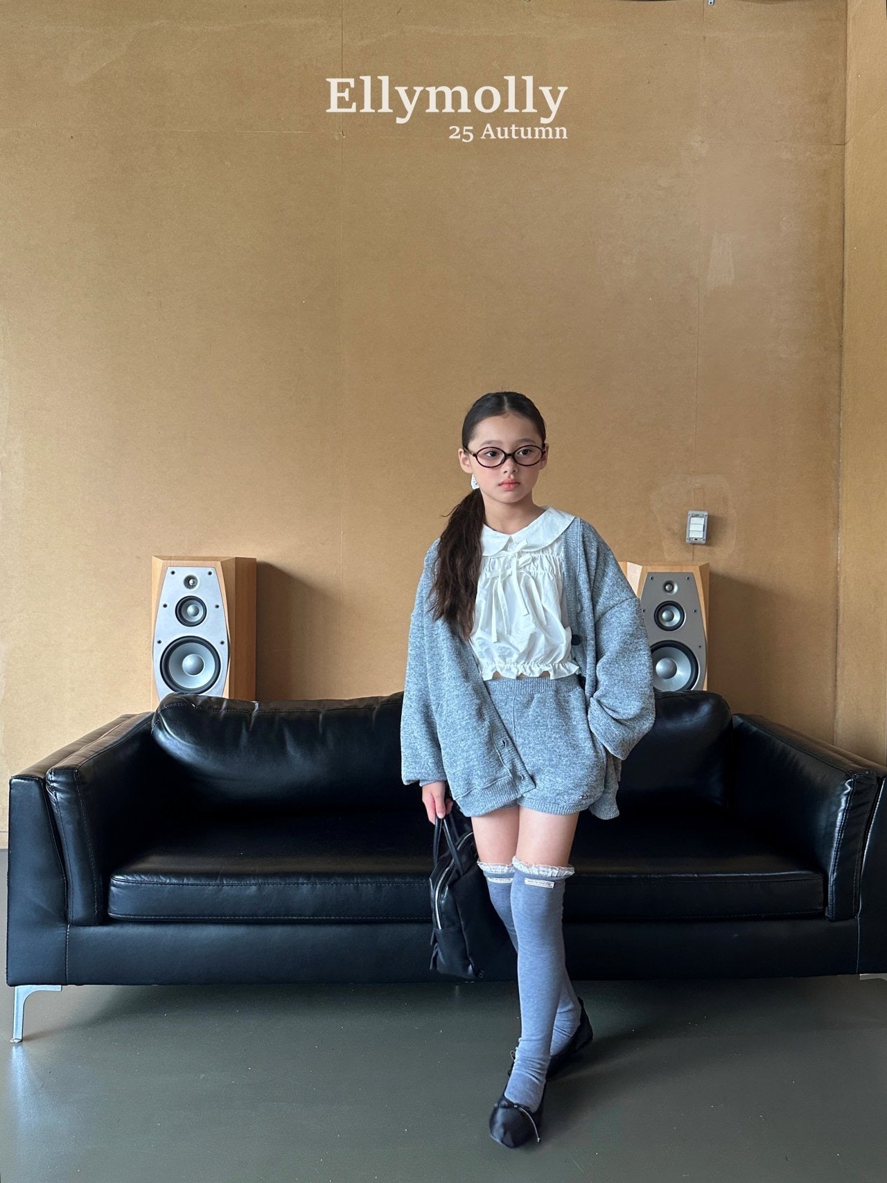 ELLYMOLLY frill knee high socks