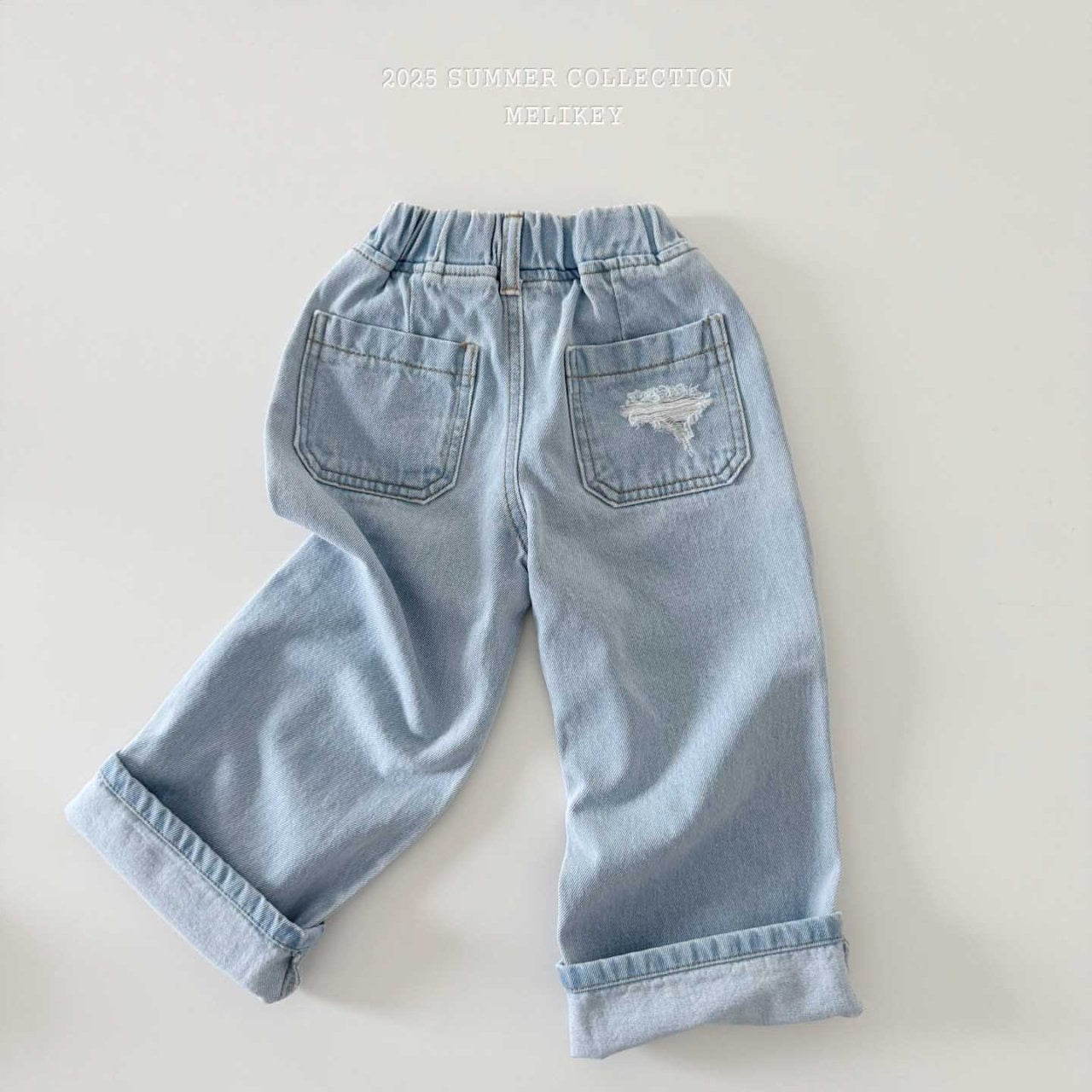melikey destroyed jin pants (80-140cm)