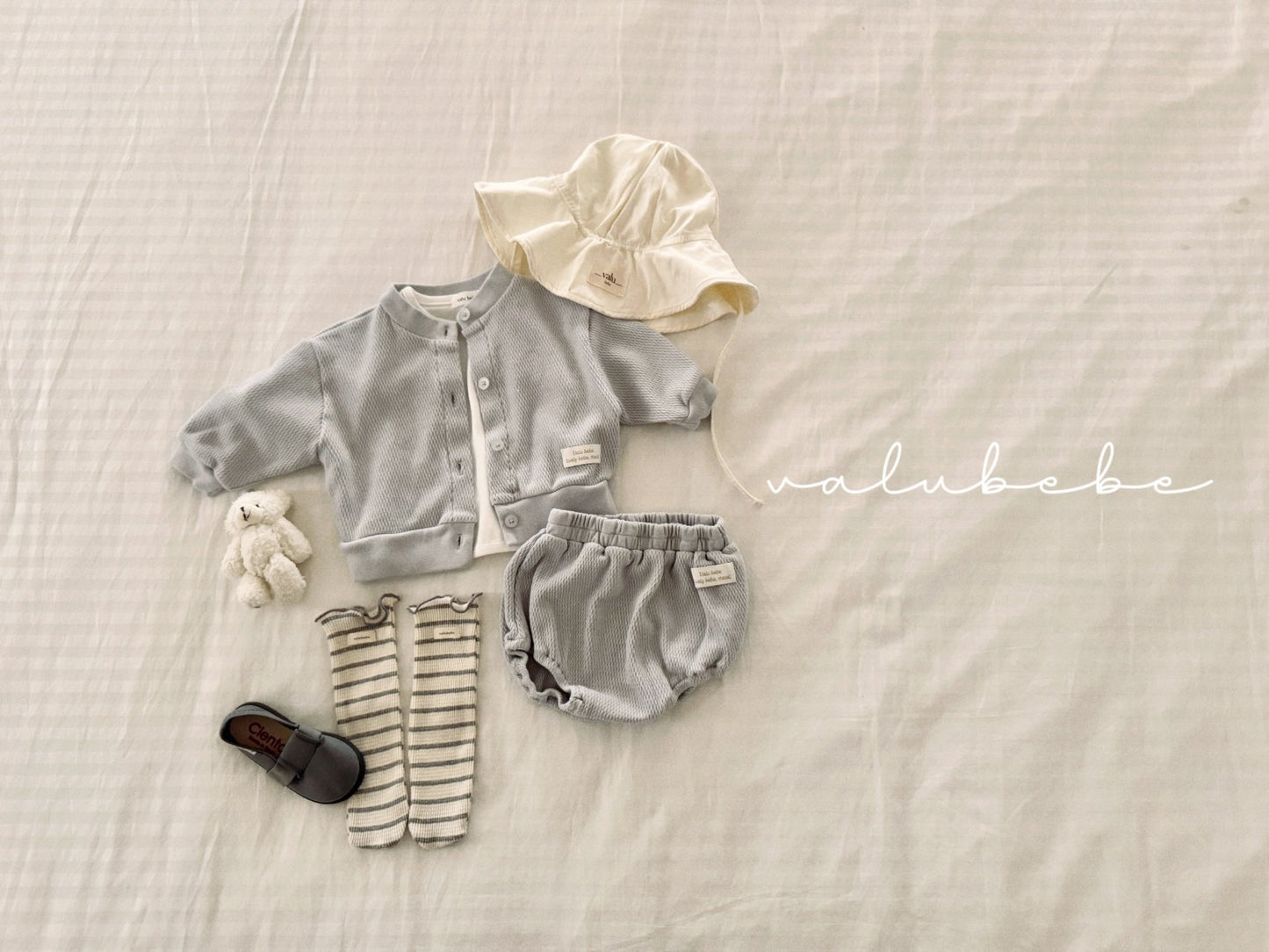 valubebe tokyo waffle cardigan (6-24m)