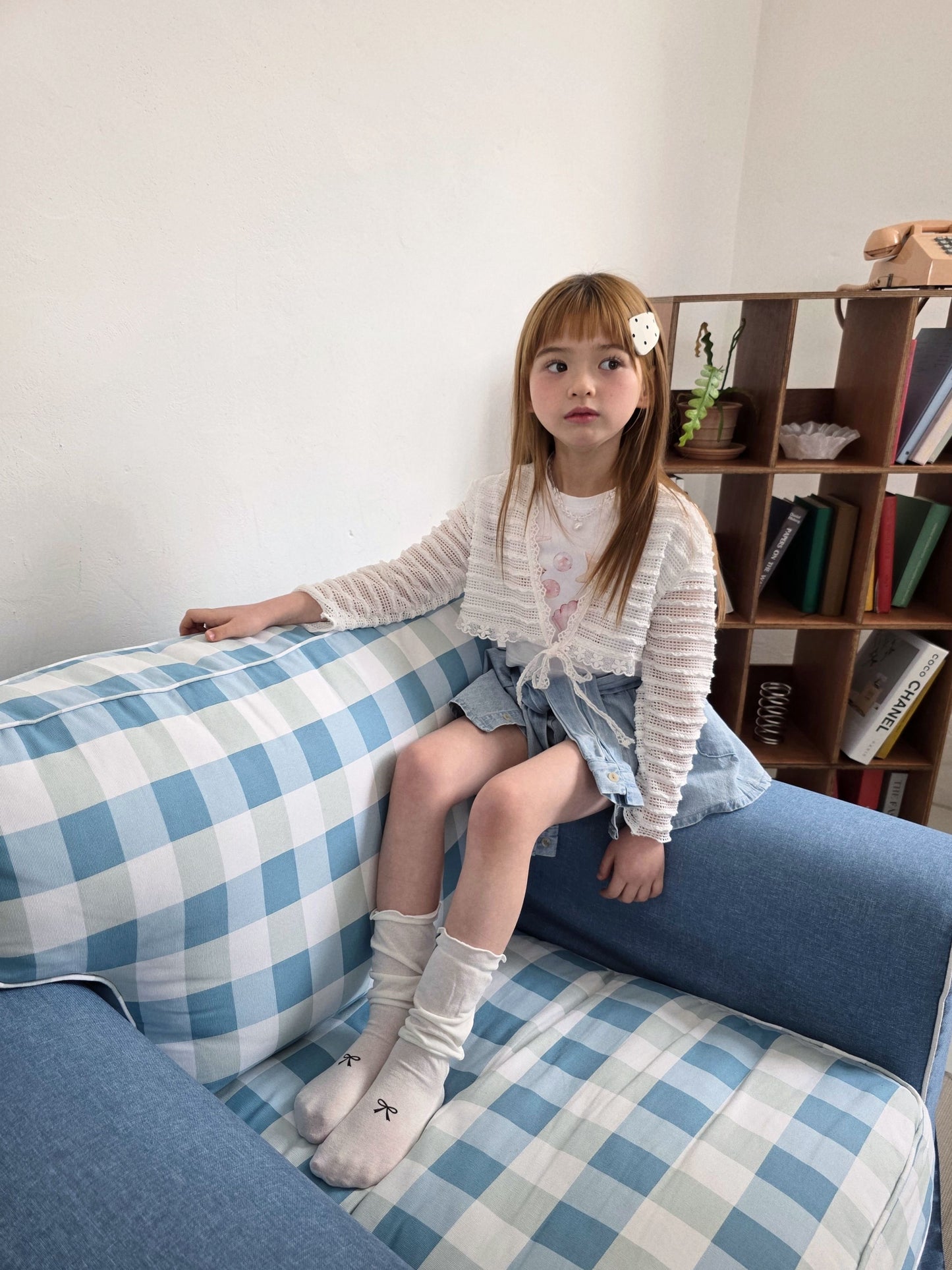 ELLYMOLLY ruffle bolero (90-145cm)