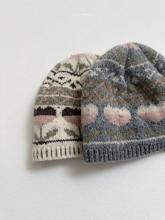 minirobe flower jagard beanie