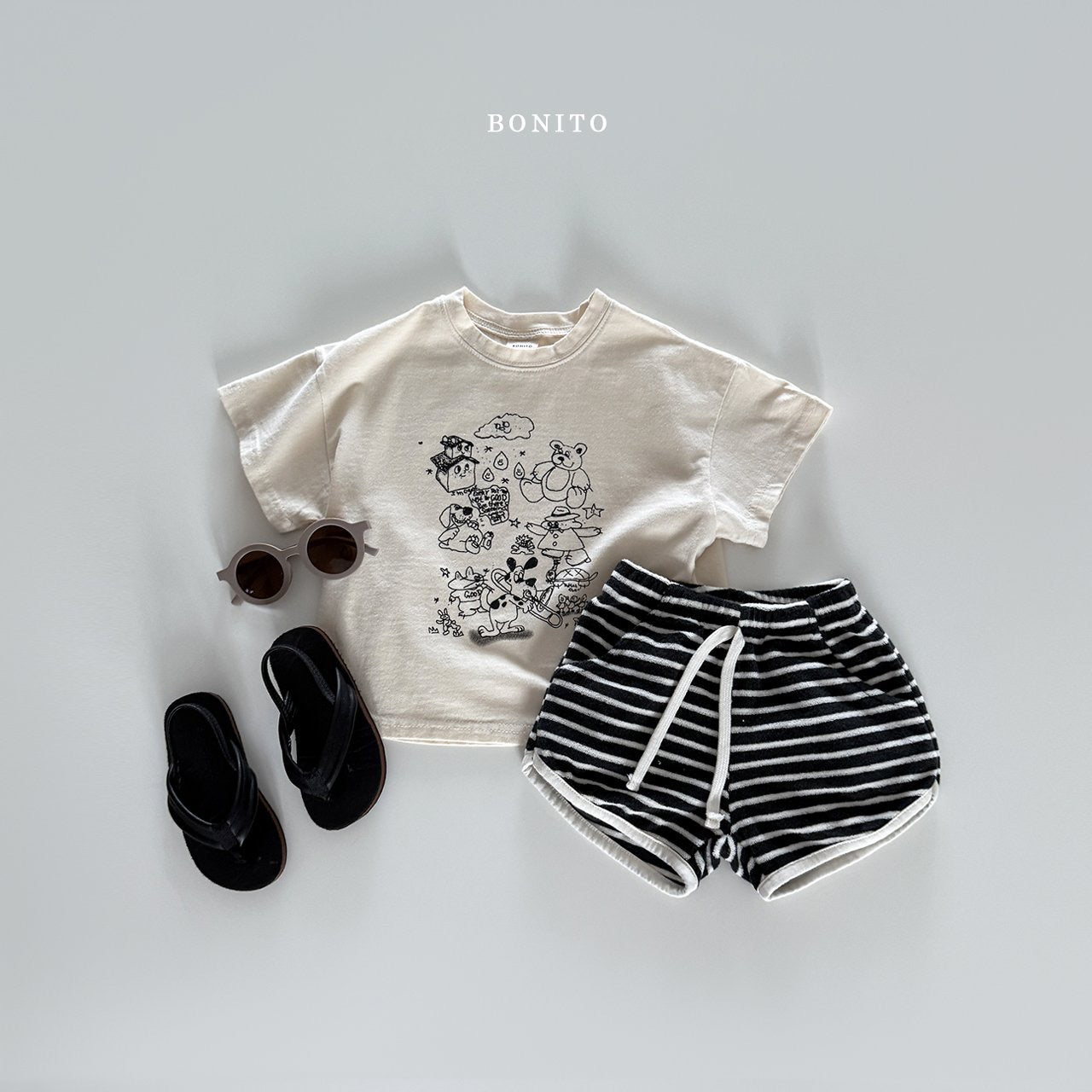 bonito drawing tee (70-140cm)