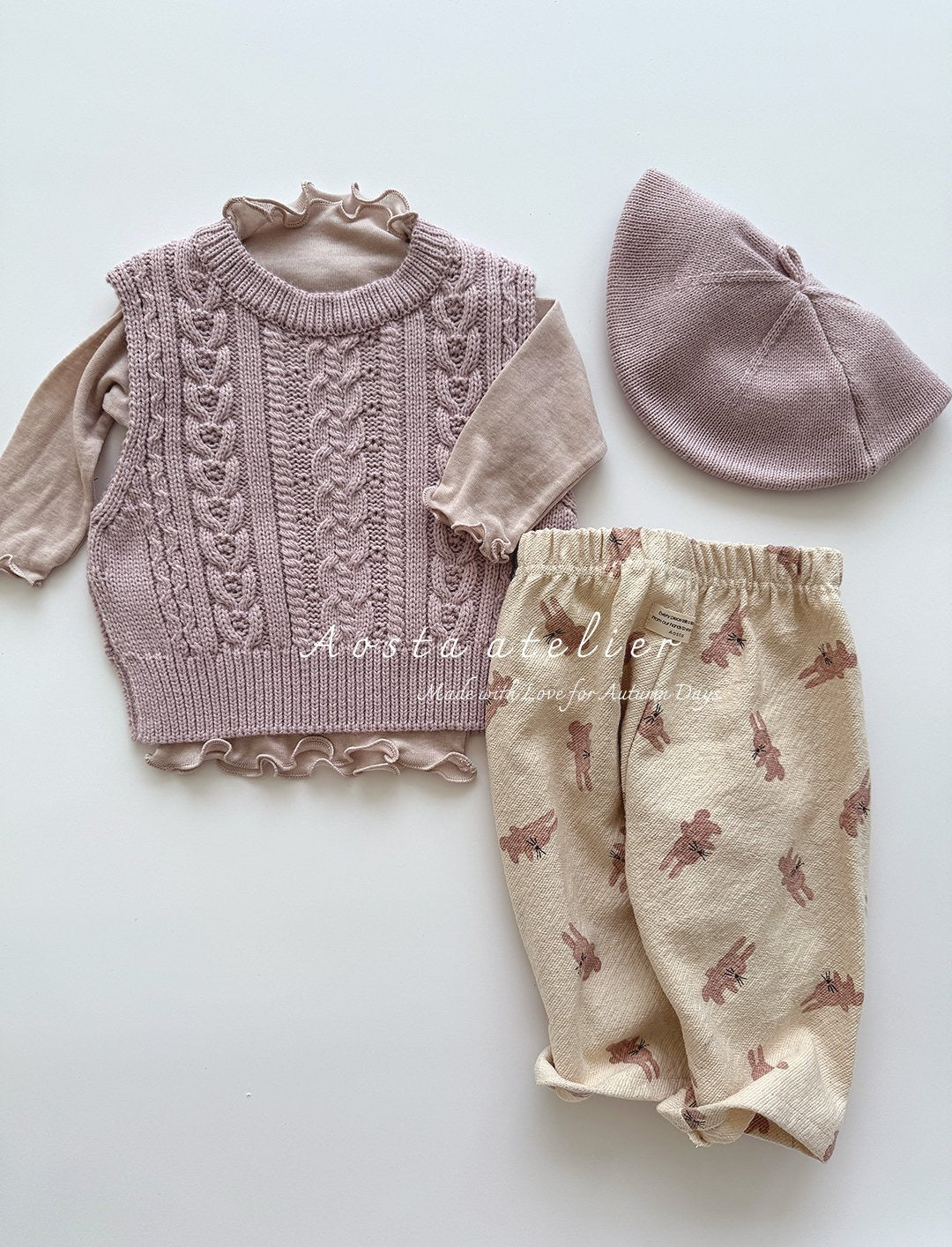Aosta knit vest (~70-115cm)