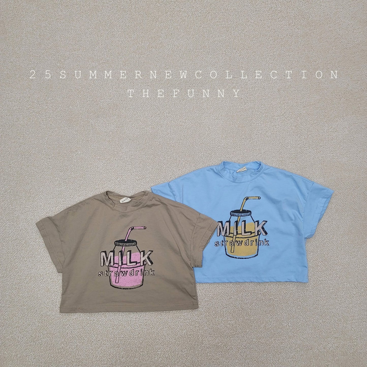 TheFunny 草莓牛奶tee (87-125cm)