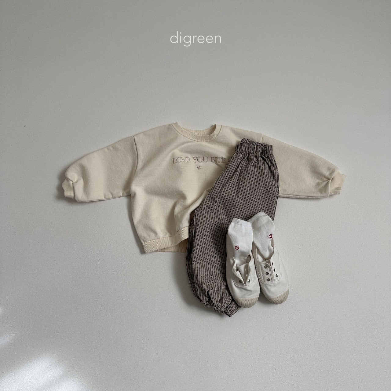 digreen heart socks (12-23cm)