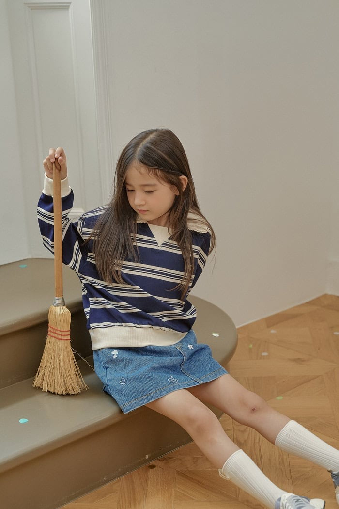 momoann kos collar sweatshirt (90-150cm)
