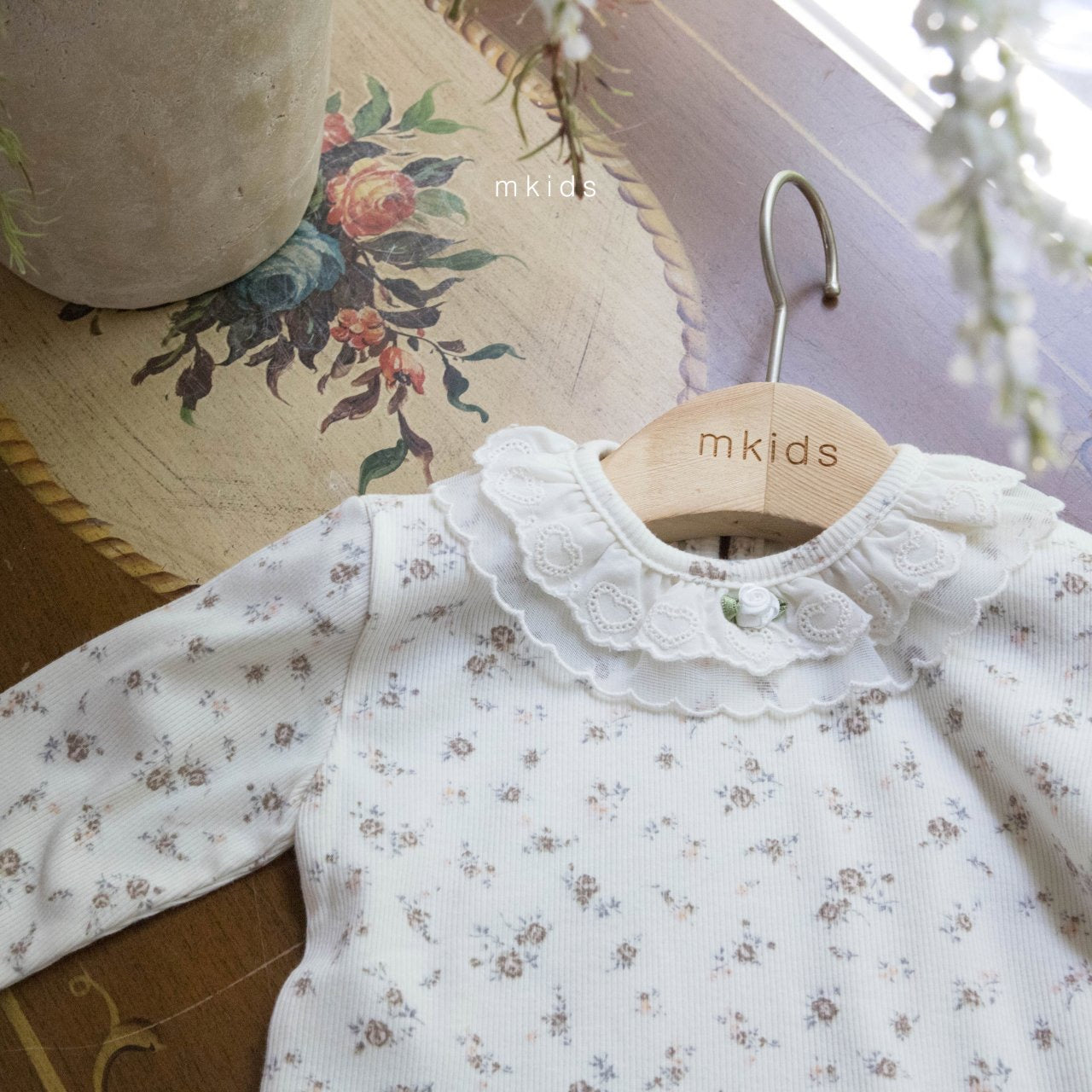 mkids ella lace tee (65-115cm)