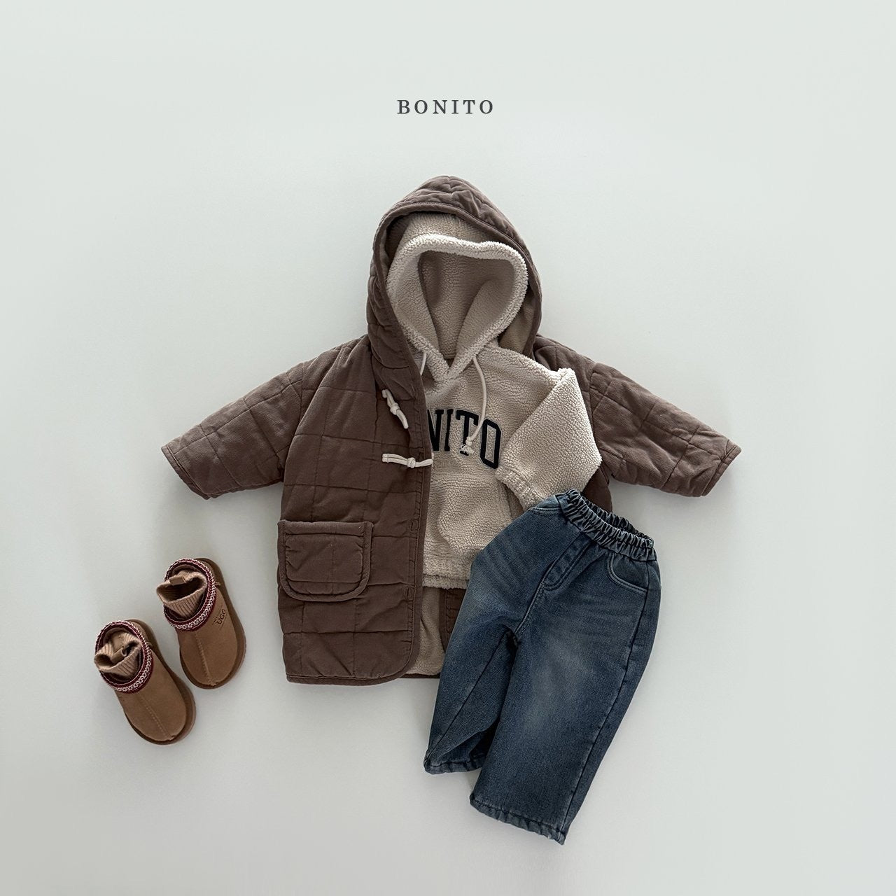 Bonito nubim tteokbokki coat (~80-140cm)