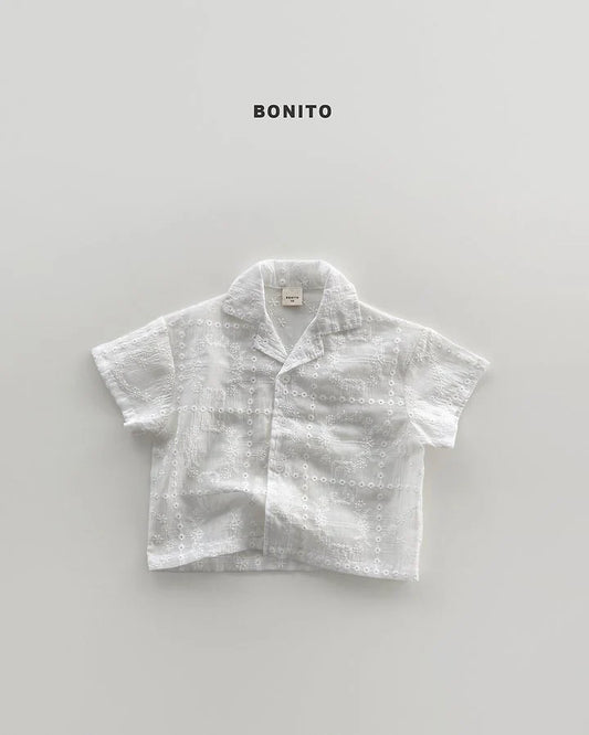 Bonito see-through lace shirt (Bebe & kids & adult )