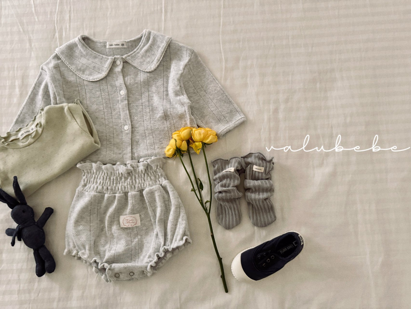 valubebe eyelet sailor cardigan (6-24m)