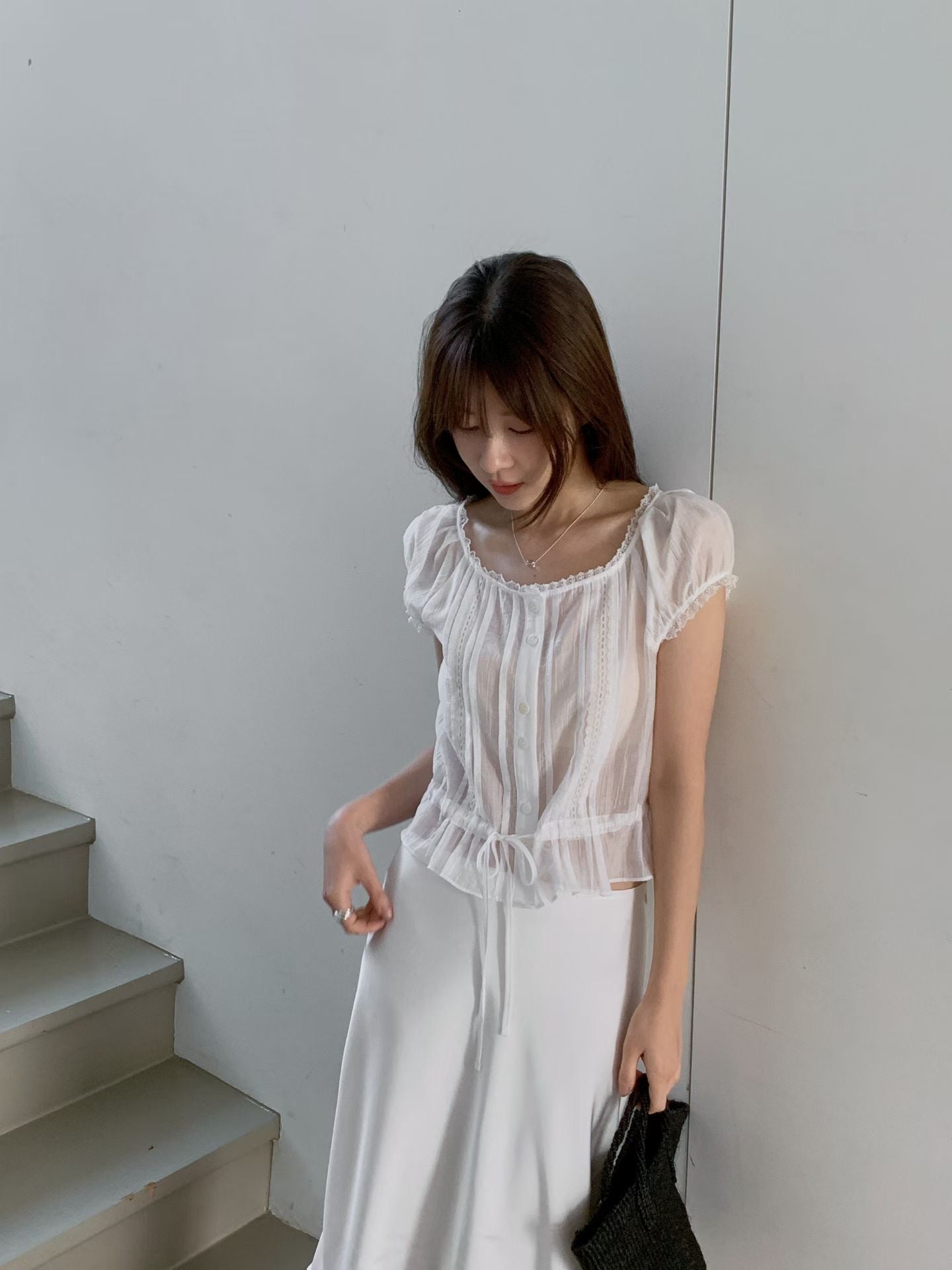 甜美天絲blouse *共3色