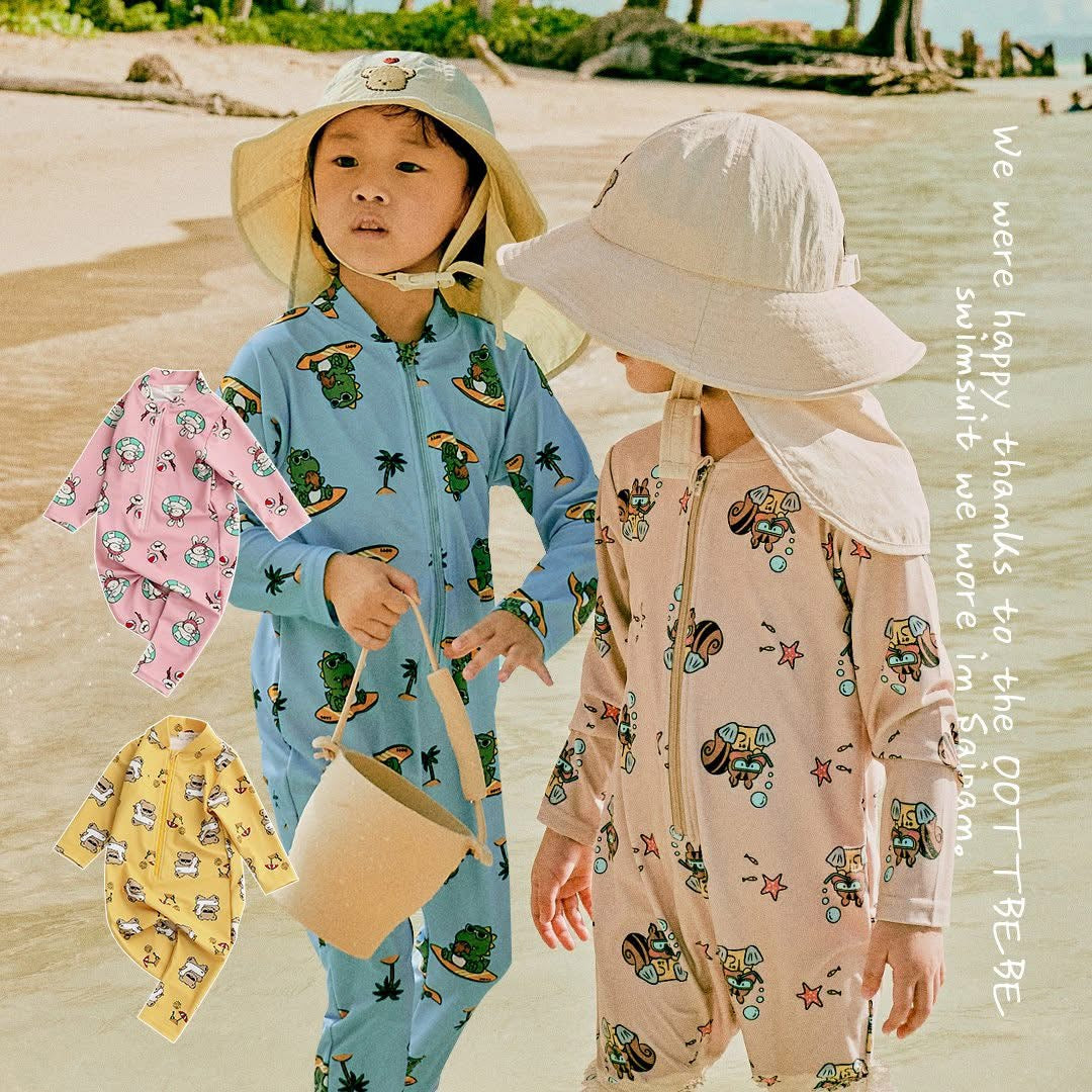 Oottbebe 可愛動物連體泳衣 (1-7y)