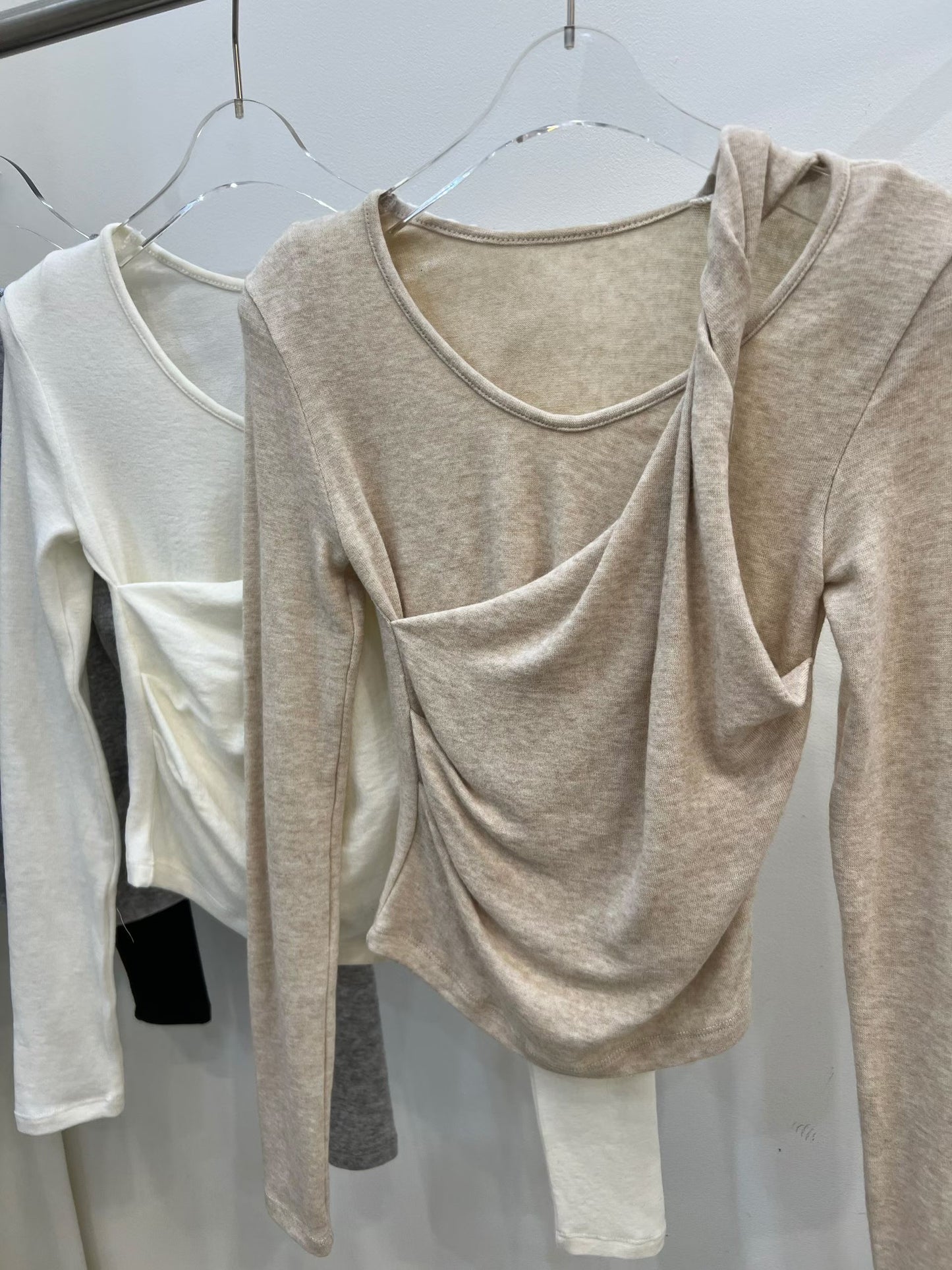 假兩件扭結top *共4色