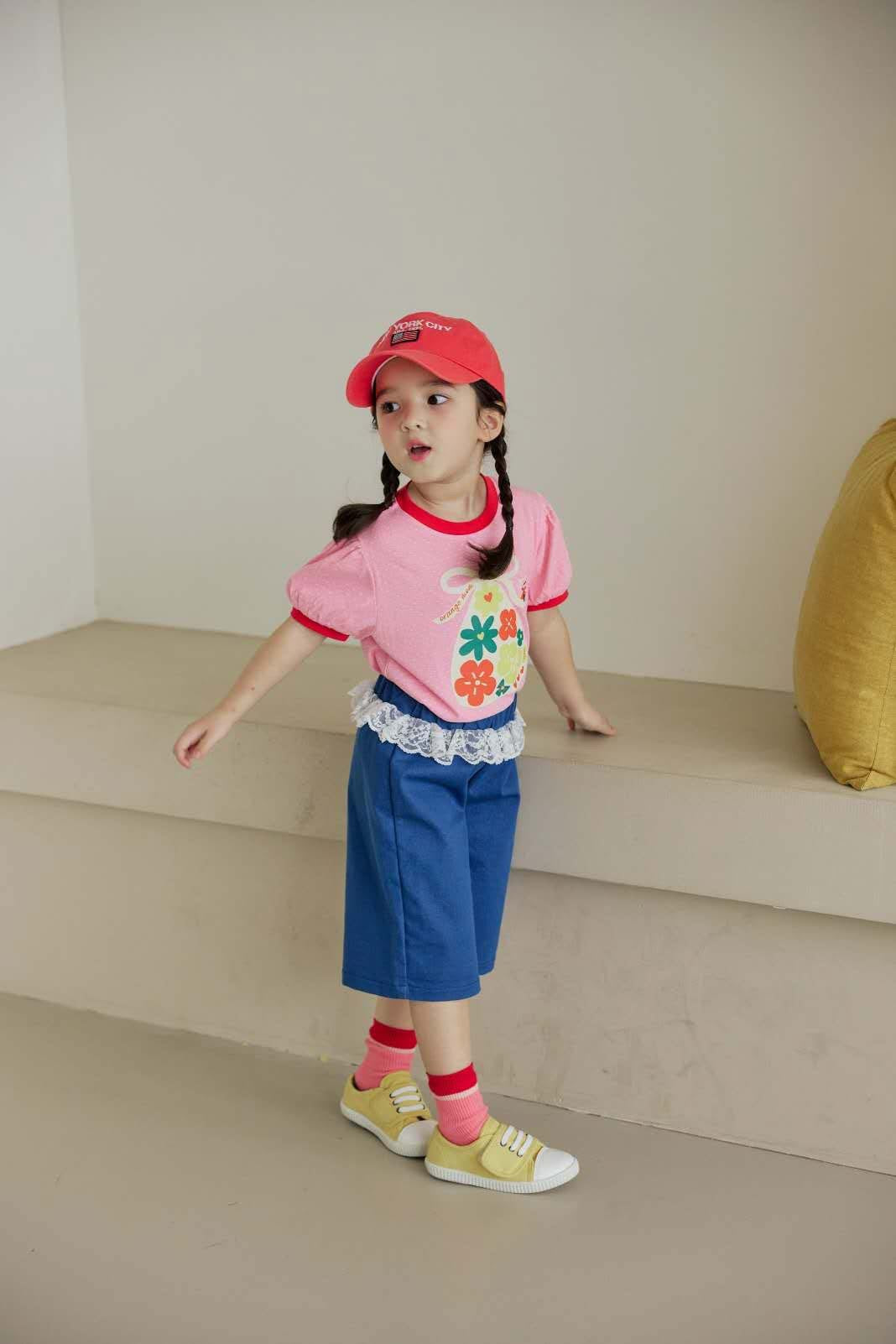 Orangemom 福袋花花tee (95-140cm)
