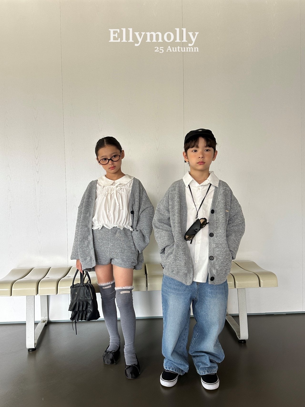 ELLYMOLLY frill knee high socks