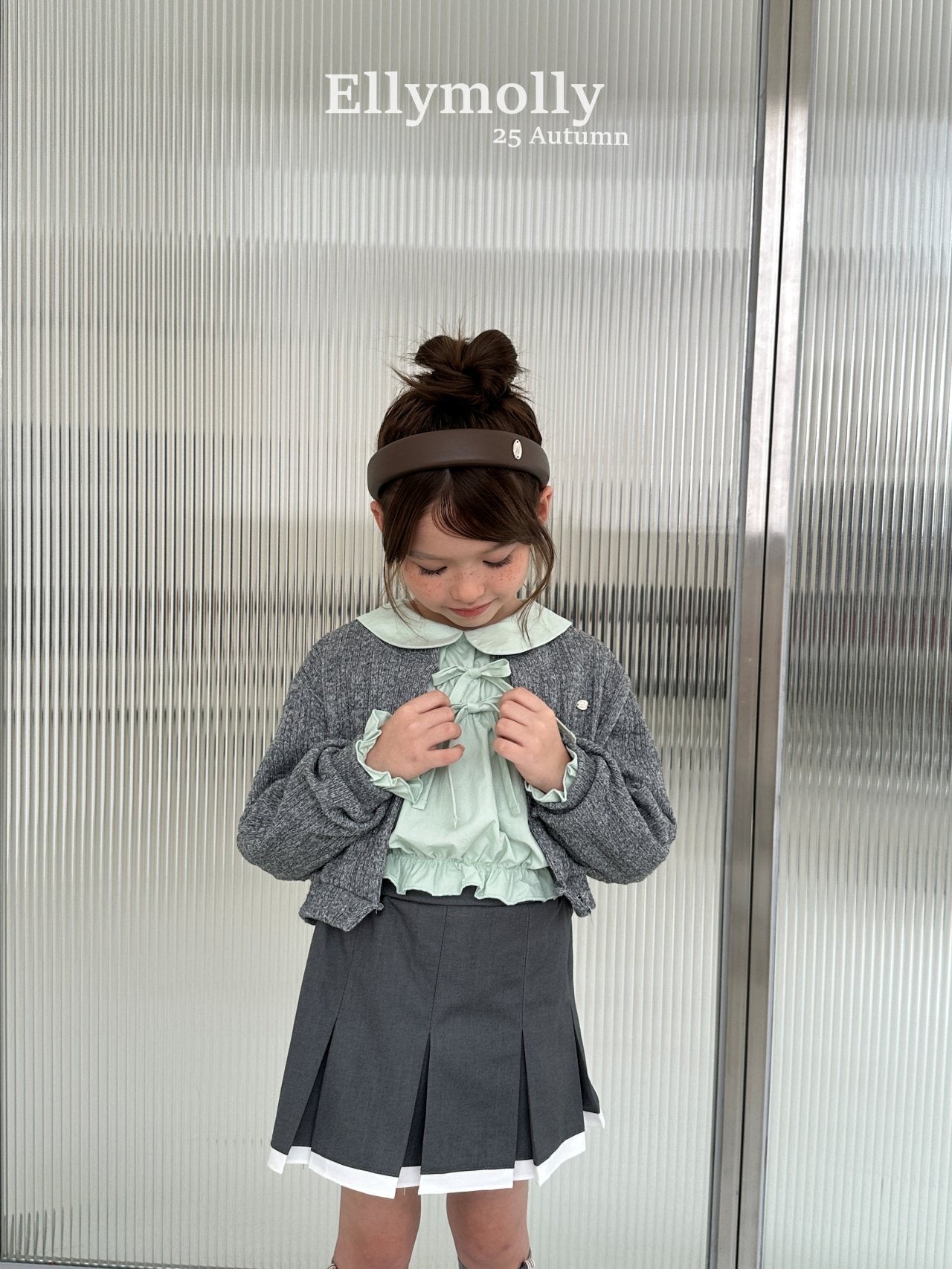 ELLYMOLLY shushu color skirt (90-145cm)