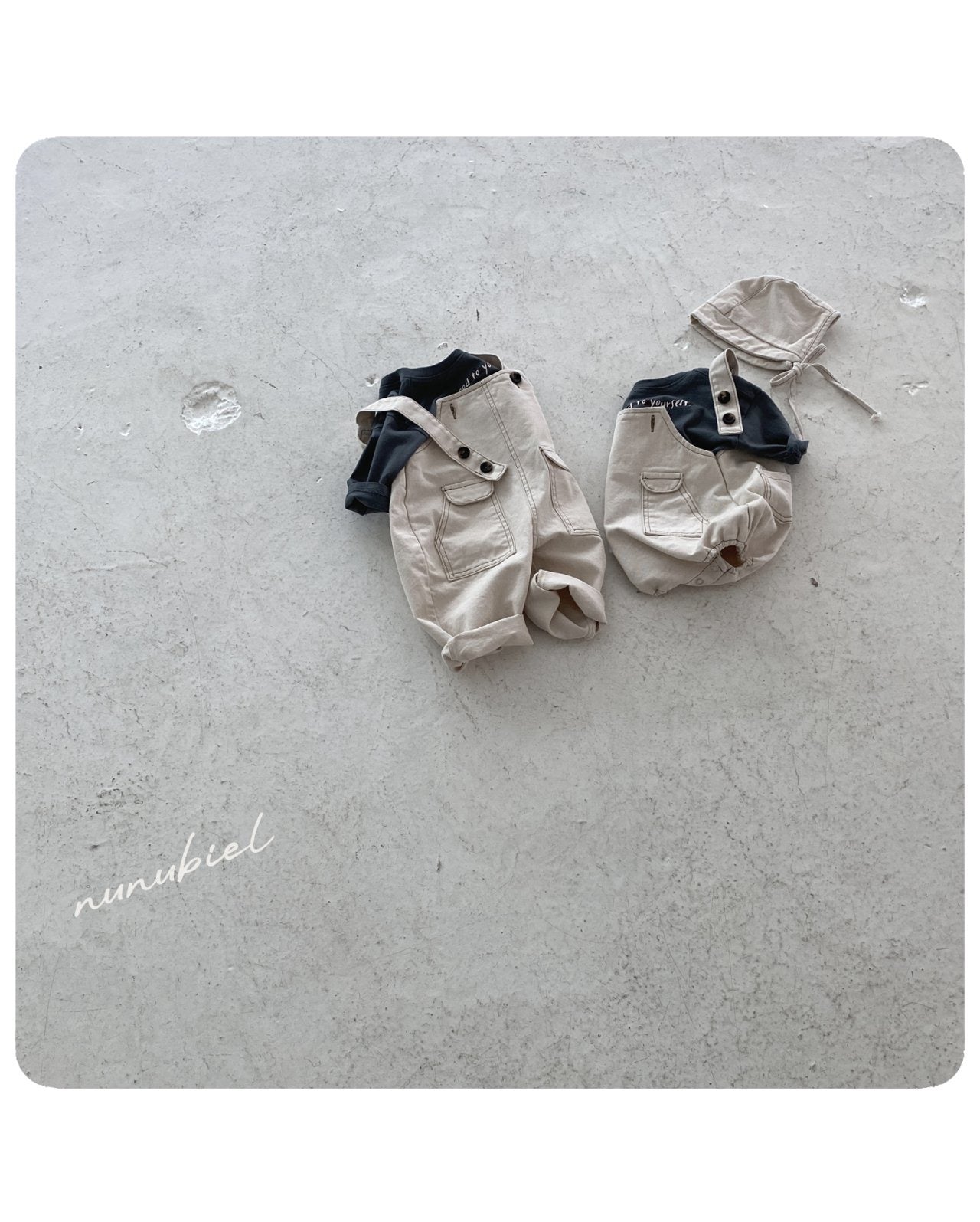 nunubiel pocket denim suspender (75-120cm)