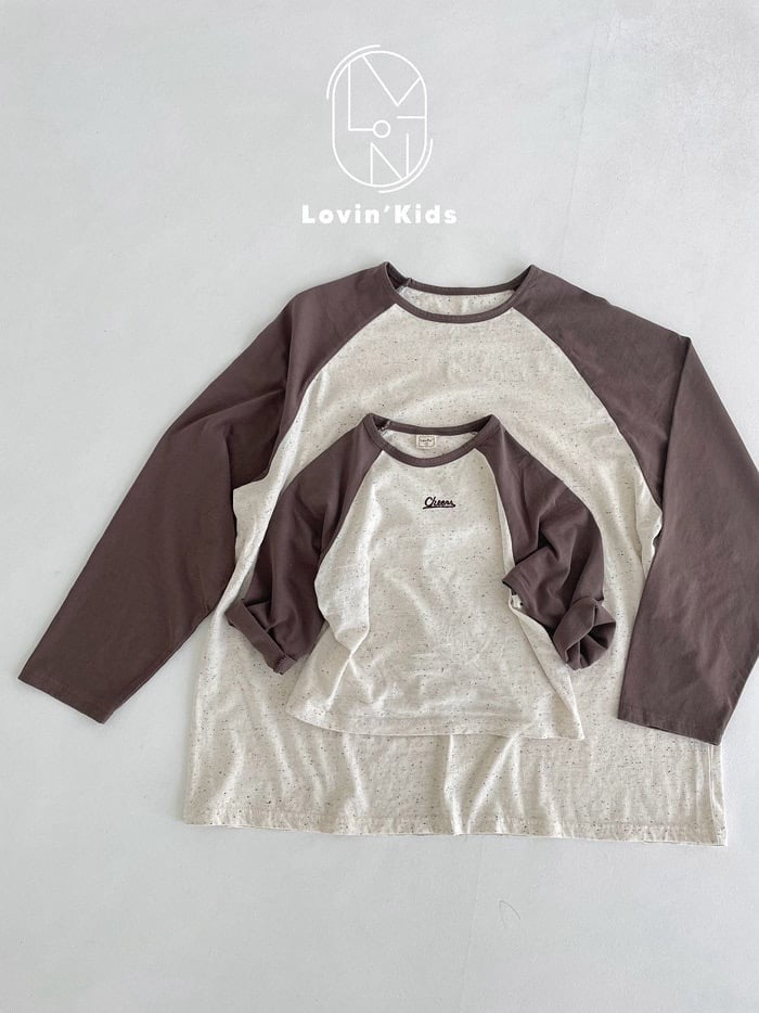 lovin cheers raglantee(kids&adult)