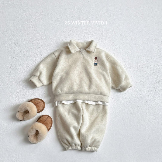 Vivid 熊熊襯衫套裝 (75-135cm)