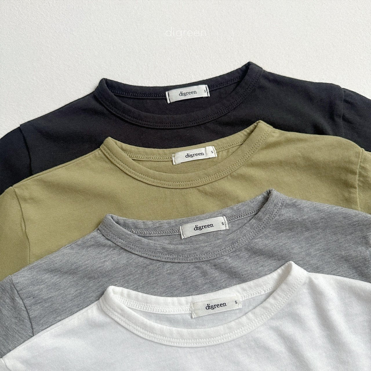 digreen new basic t-shirt (90-130cm)