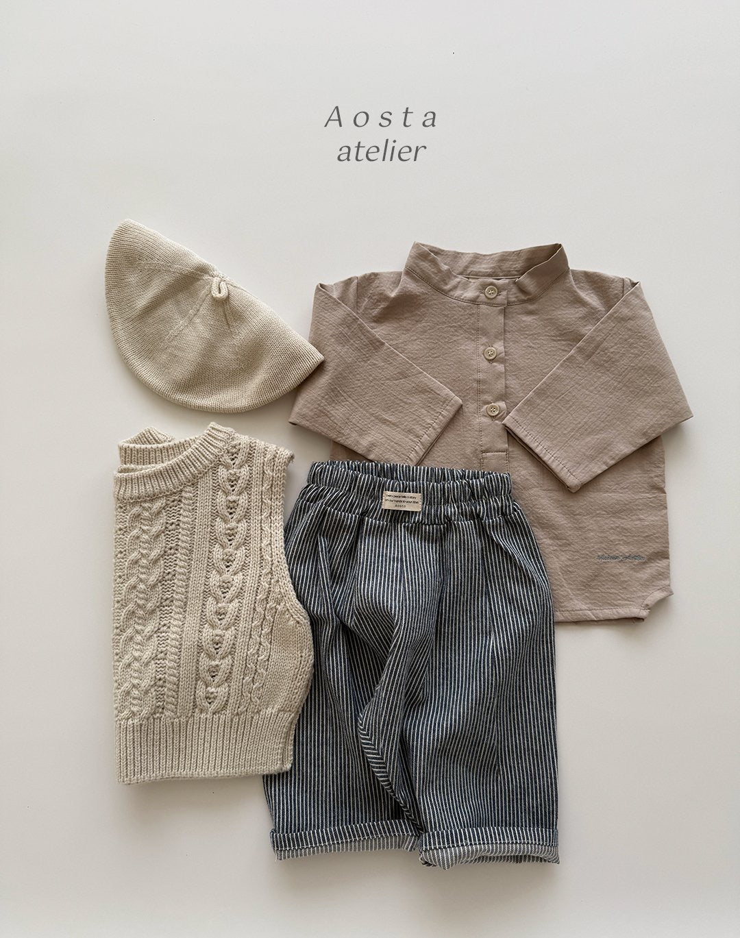 Aosta knit vest (~70-115cm)