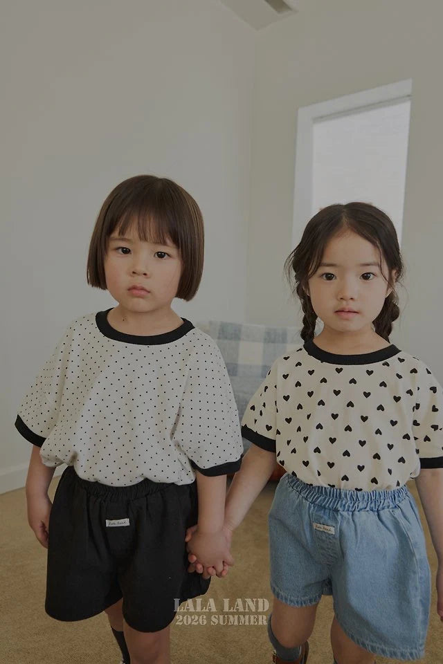 Lalaland heart dot tee (75-120cm)