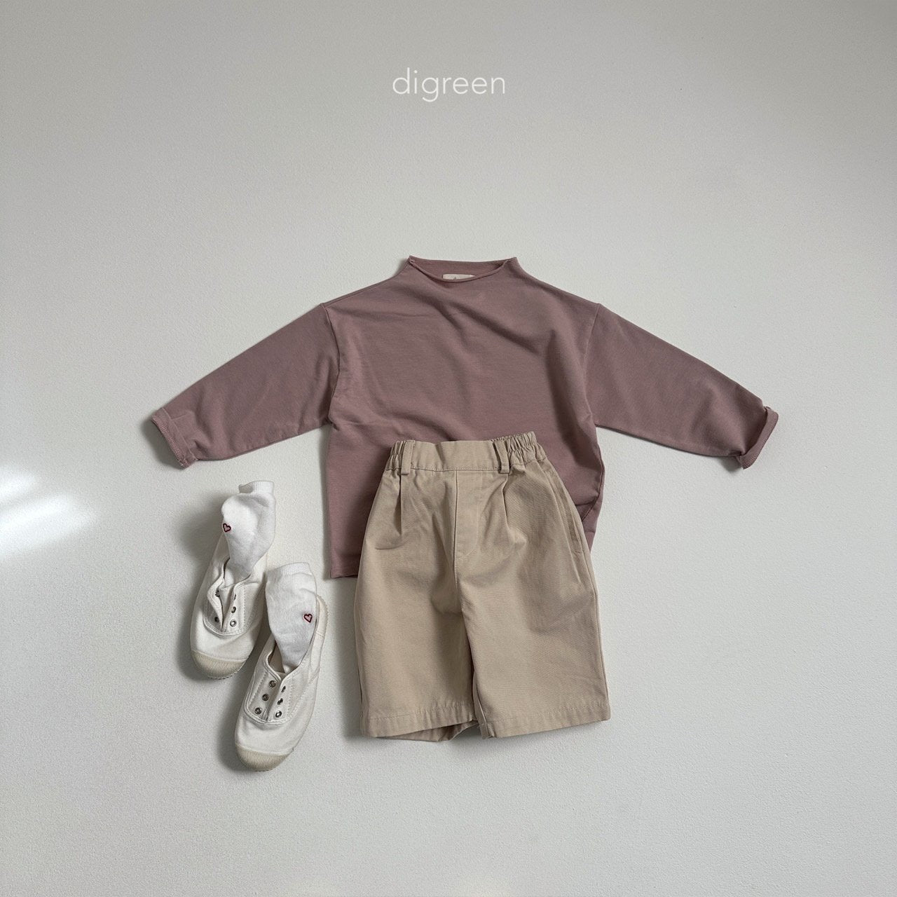 digreen heart socks (12-23cm)