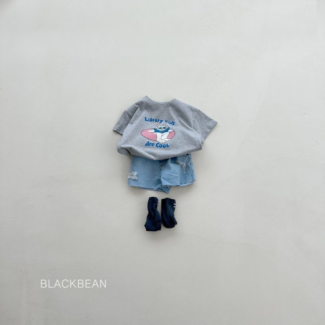 blackbean rabbit tee (85-120cm)