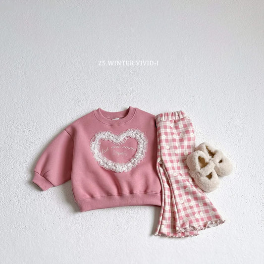 Vivid 經典圖案木耳邊喇叭褲 (75-135cm)