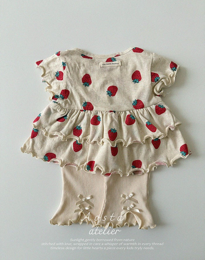 aosta Linen kang kang blouse (70-110cm)