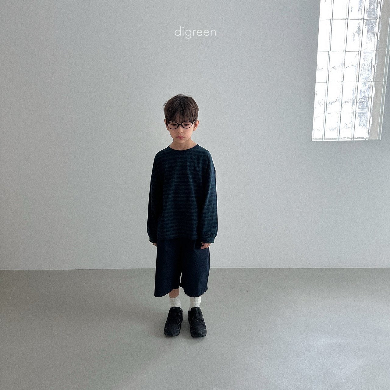 digreen cotton pintuck bermuda pants (90-130cm)