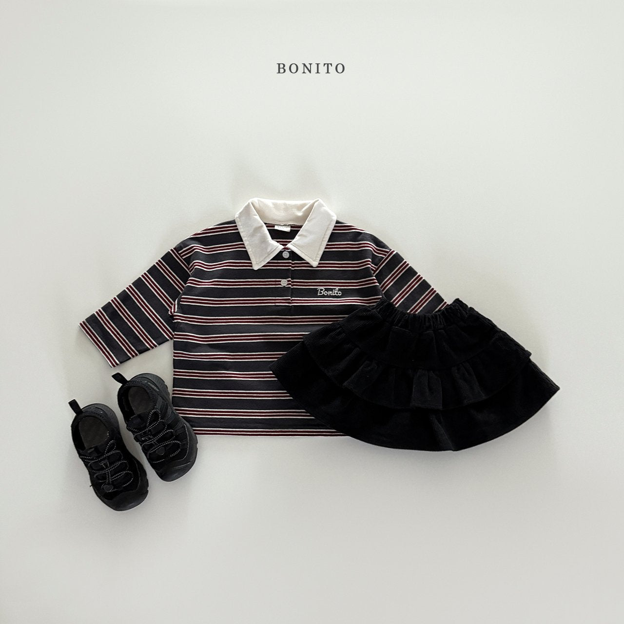 bonito st collar tee (~80-140cm)