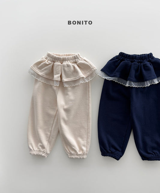 bonito frill jogger pants (~80-140cm)