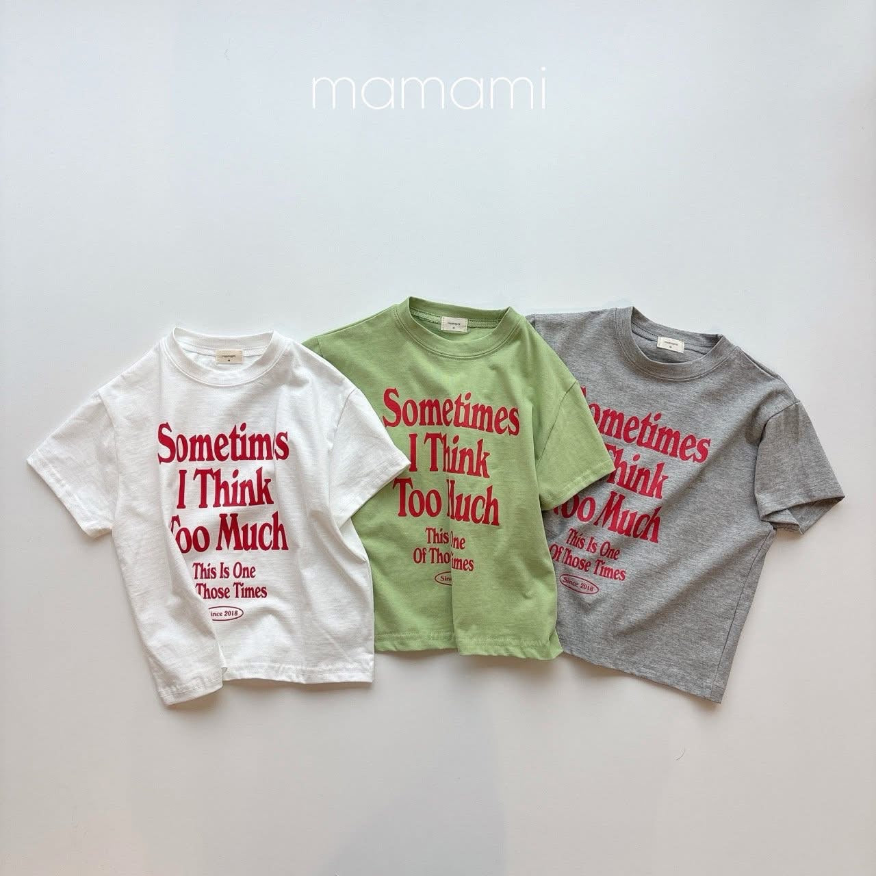 Mamami 親子款 - 英文字母tee (kids & adult )