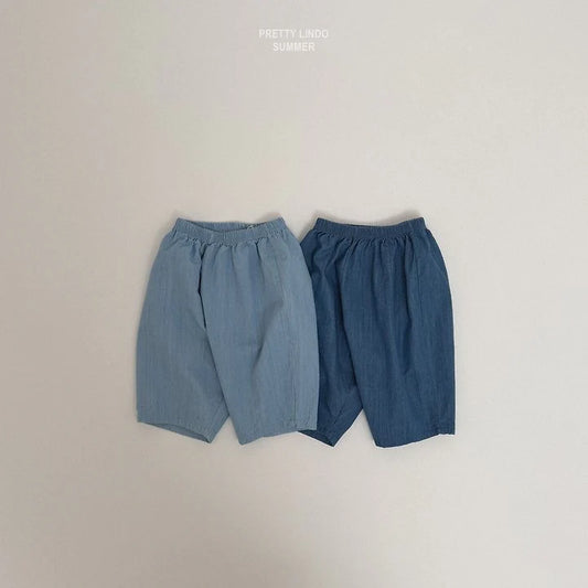 Lindo Pumpkin 7-Length Denim Pants (85-125cm)