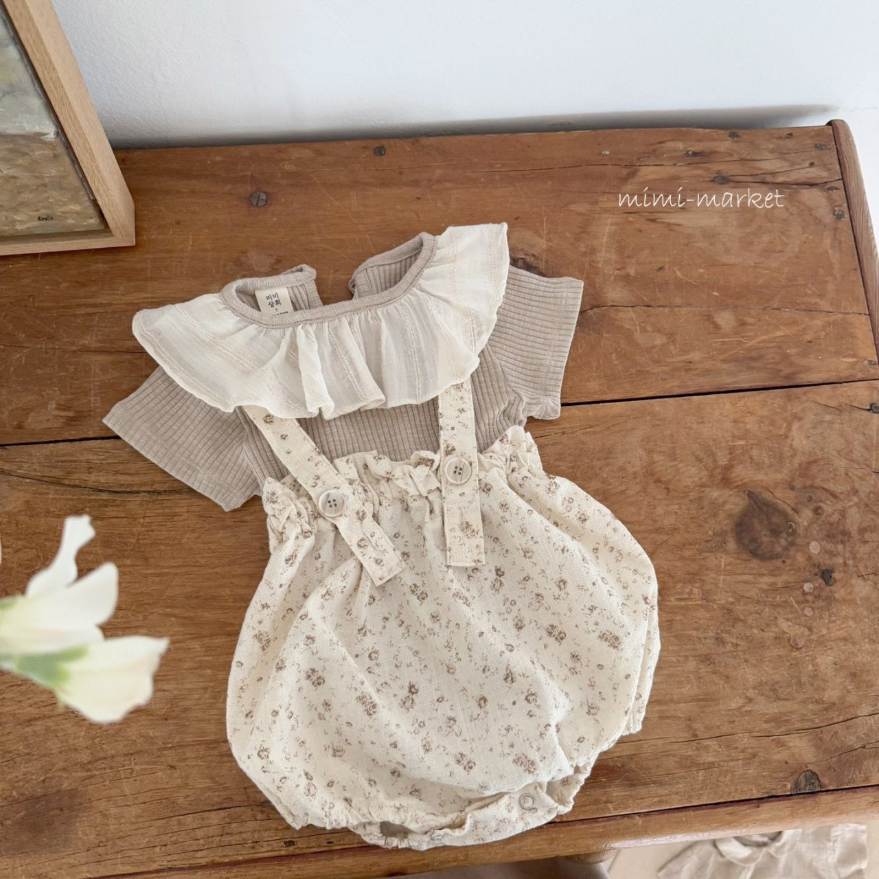 mimi market floral suspender (70-85cm)