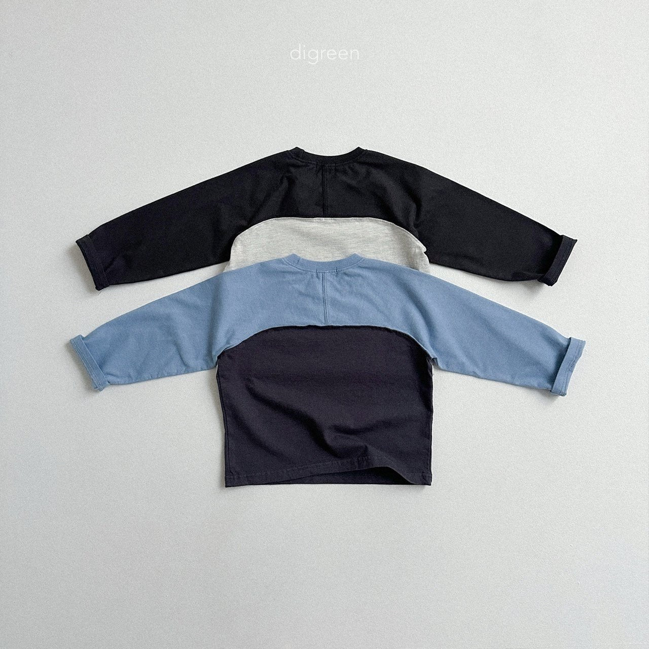 digreen slit raglan t-shirt (90–130cm)