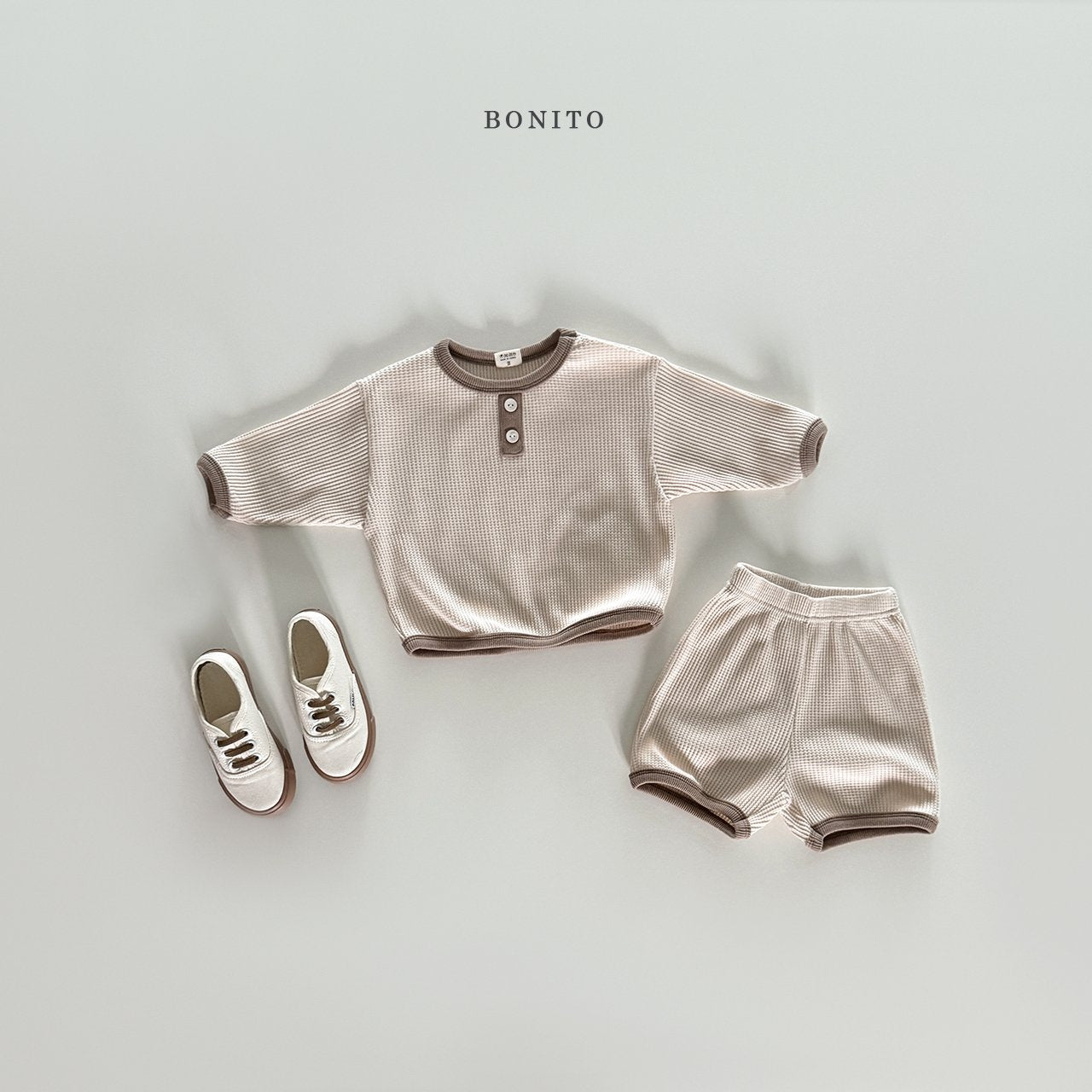 bonito waffle wrap set (3-18m)