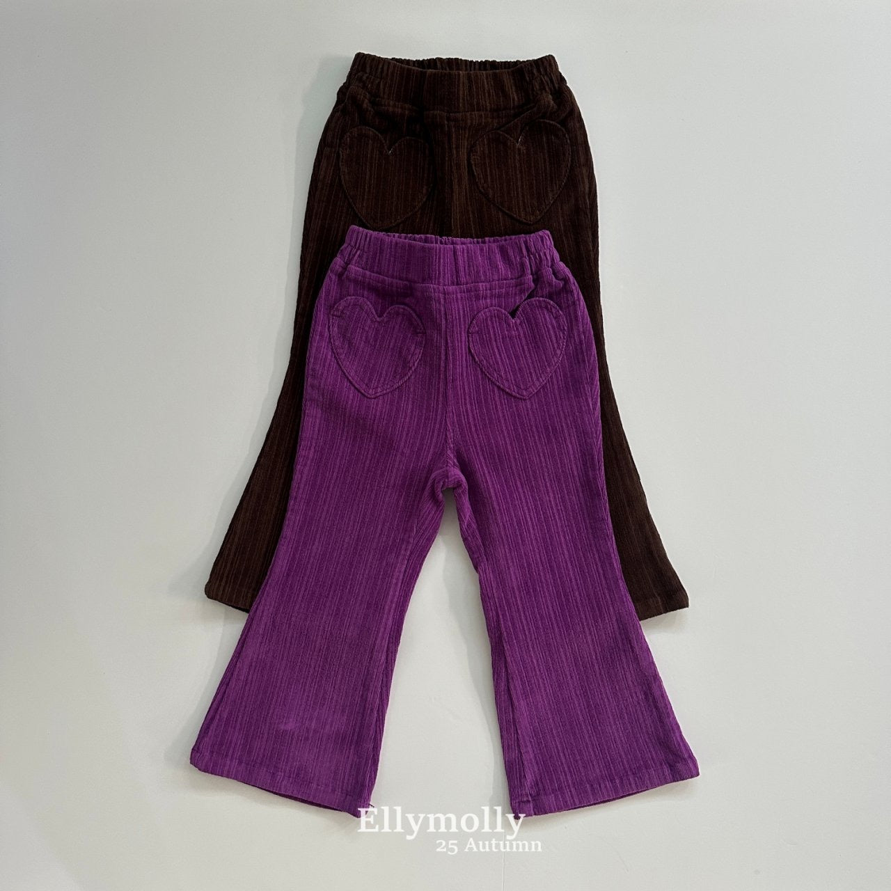 ELLYMOLLY heart pocket bootcut (90-145cm)